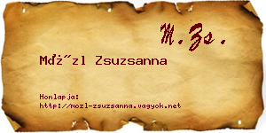 Mözl Zsuzsanna névjegykártya